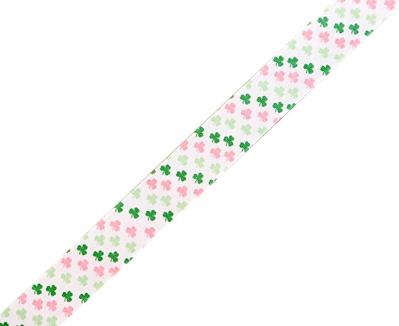 5 yds 1.5 78 2.25 /& 3 St Patricks Day Lucky Princess Grosgrain Ribbon