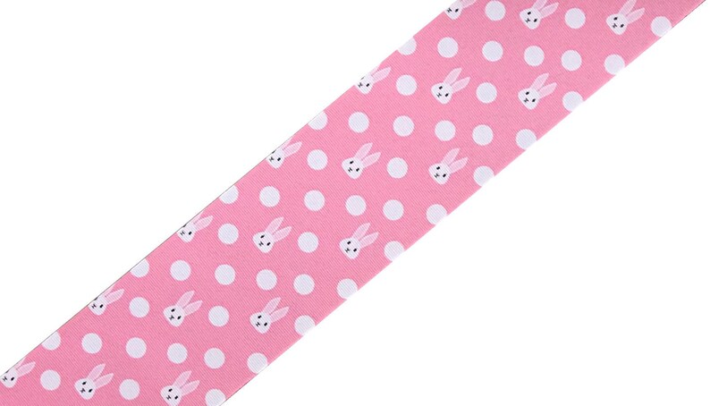Easter Bunnies 1/" grosgrain ribbon the listing is for 3 yards /& 2 resins