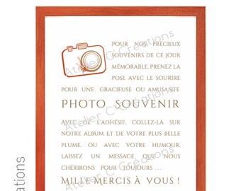 Poster personnalisé Photo Souvenir { Good Vibes } pour mariage, baptême ou anniversaire - Format au choix A3, A4, A5, 13 x 18 cm