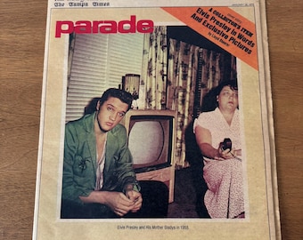 Vintage Elvis Presley Parade Magazine, January 29, 1978