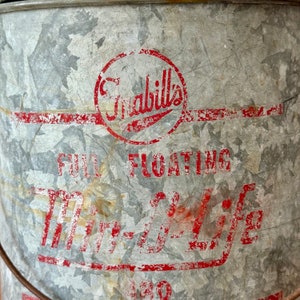 Seau à Vifs Frabill Min-O-Life - Galvanisé Vintage - Pêche Eau Douce