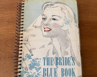 The Bride's Blue Book, 1940 Cookbook