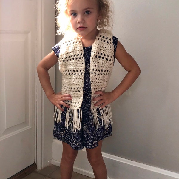 Girls' Boho Vest