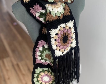 Granny Square Scarf