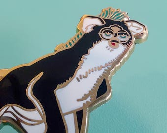 Furbtaur Enamel Pin, Furby Inspired Abomination, 90s Nostalgia Badge