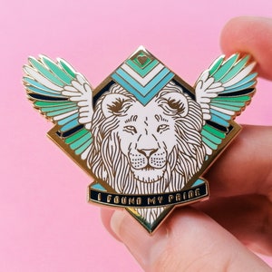 Gay Pride enamel pin, Christmas gifts for LGBTQ, Pride pin, Pride Flag, Gay Pride Flag, LGBT Gifts, LGBT Pin, mlm pin, mlm pride, Pride Lion