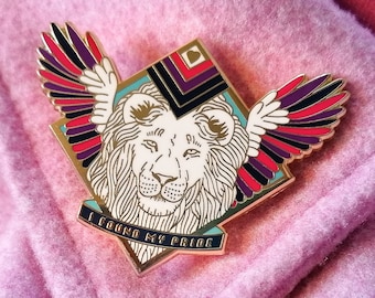 Bisexual Bi Pride enamel pin badge, LGBTQIA pin, Pride pin, Pride Flag, Bi Flag, LGBT Gifts, LGBT Pin, Bi Pride pin