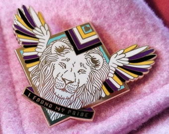 Non-Binary Pride enamel pin badge, Enby pin, Enby gifts, Nonbinary gifts, Enby Pride Flag, LGBT Gifts, LGBT Pin, Gifts for Nonbinary