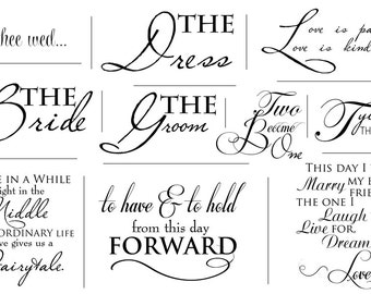 Artful Words Overlays- SET OF 50