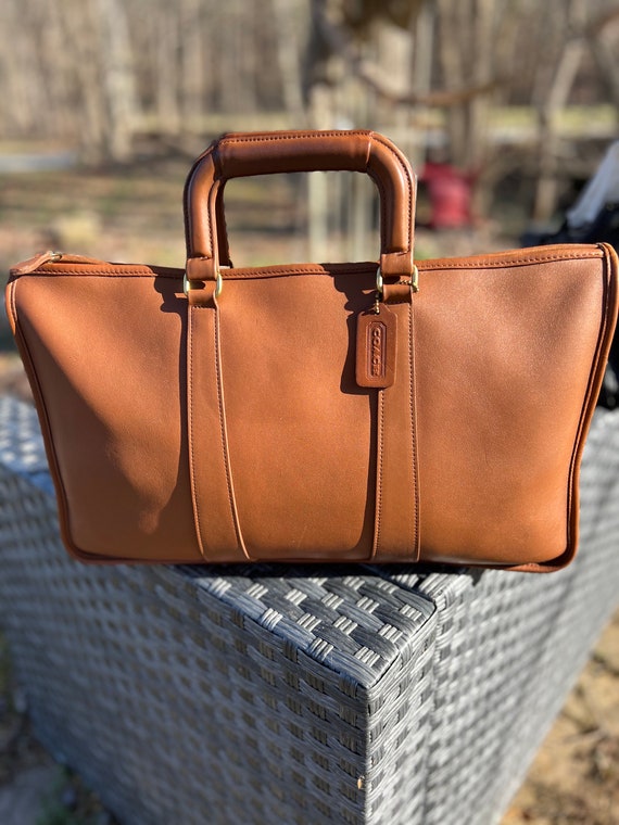 vintage Coach Handle Portfolio briefcase