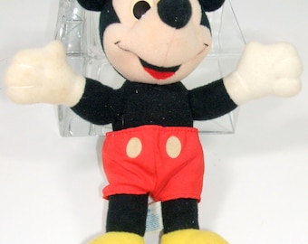 Vintage Disney Playskool Mickey Mouse 1990s Firm Body Plush