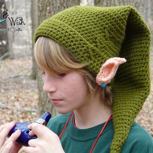 Link or Fairy Hat with 3D Ears