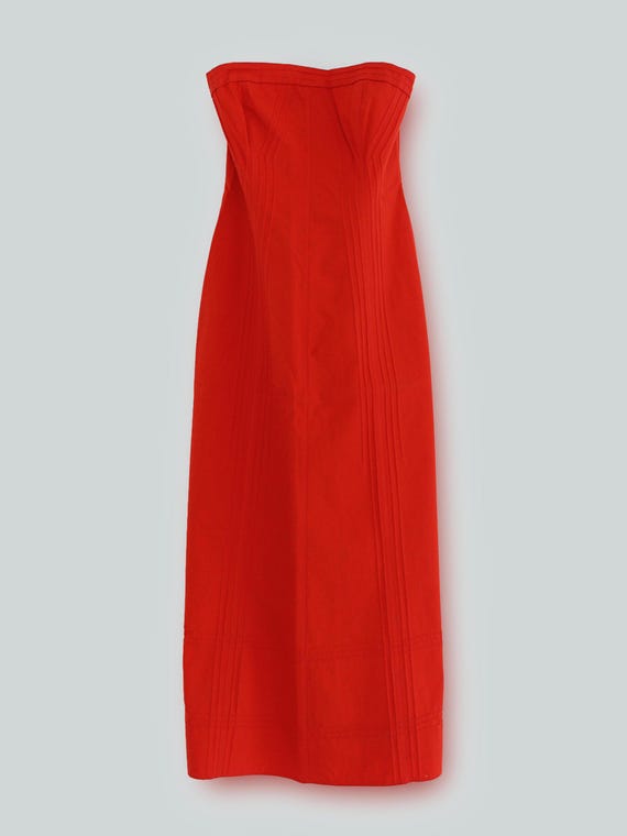Alberta Ferretti, Alberta Ferretti vintage bandeau maxi dress