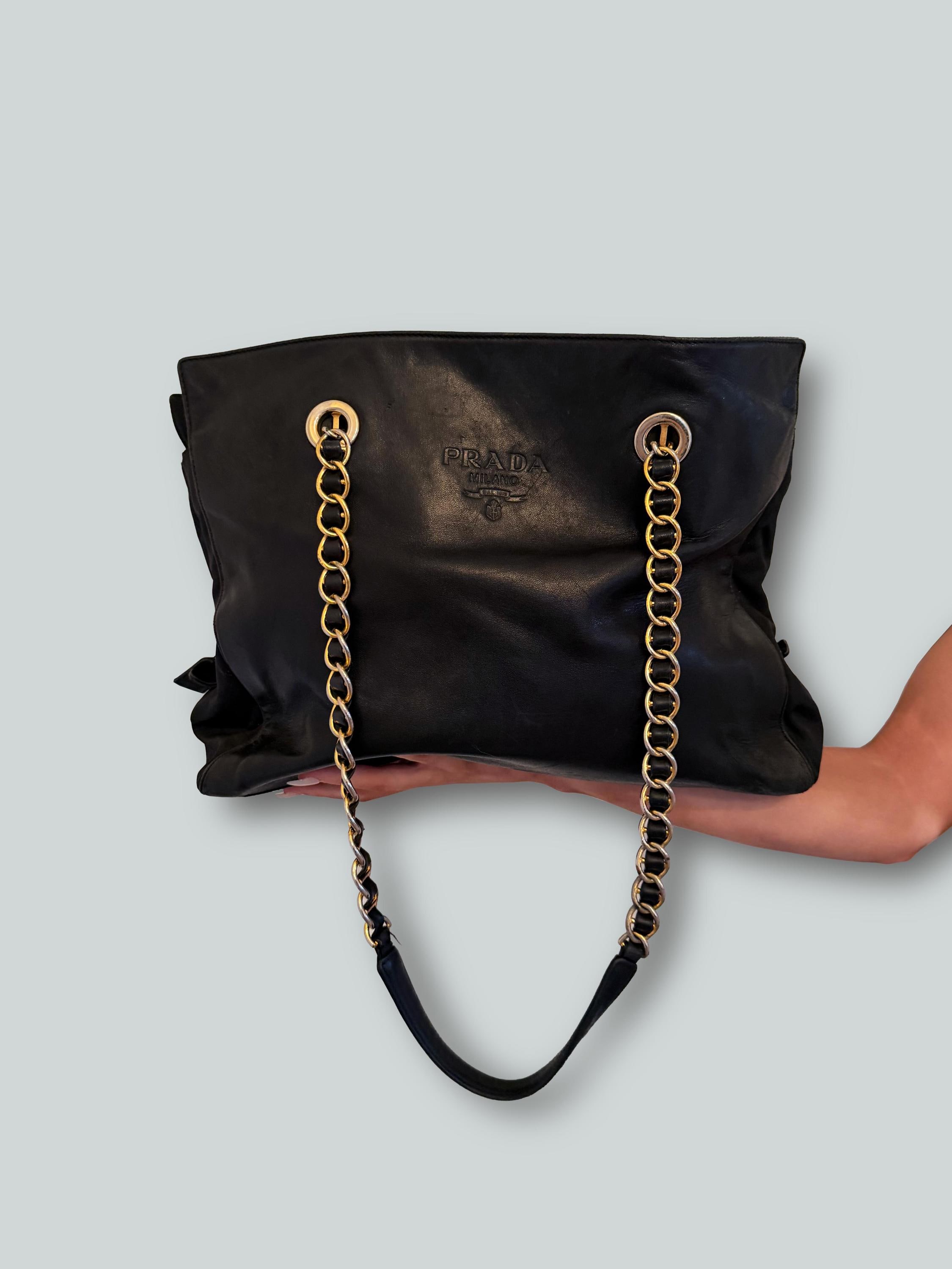 90s Prada Tote Bag - Etsy