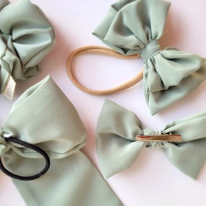 Baby Little Girl Adult Hair Bow Hair Accessory Wedding image 3