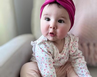 Turban - Toddler Turban Hat- Adult Turban Hat- Baby Turban Hat- Infant Turban Hat-
