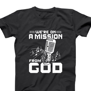 Retro Blues Brothers on a Mission From God vintage t-shirt - Limotees