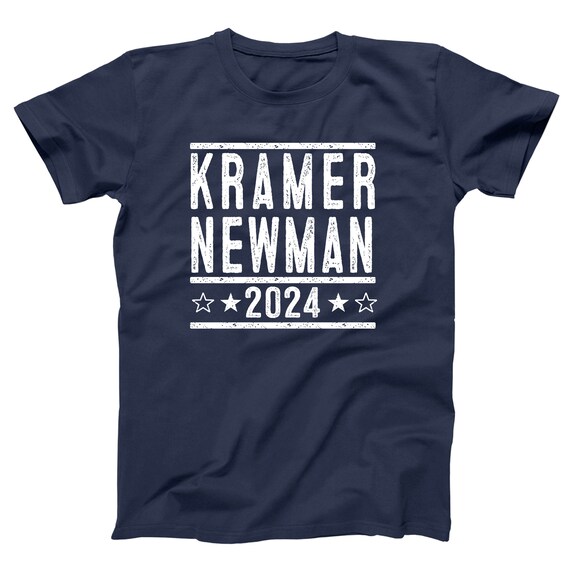 Kramer Newman 2024 Election - funny fandom show humor gift tee - XS-6XL - Adult Unisex Soft T-shirt