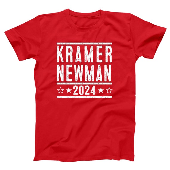 Kramer Newman 2024 Election - funny fandom show humor gift tee - XS-6XL - Adult Unisex Soft T-shirt