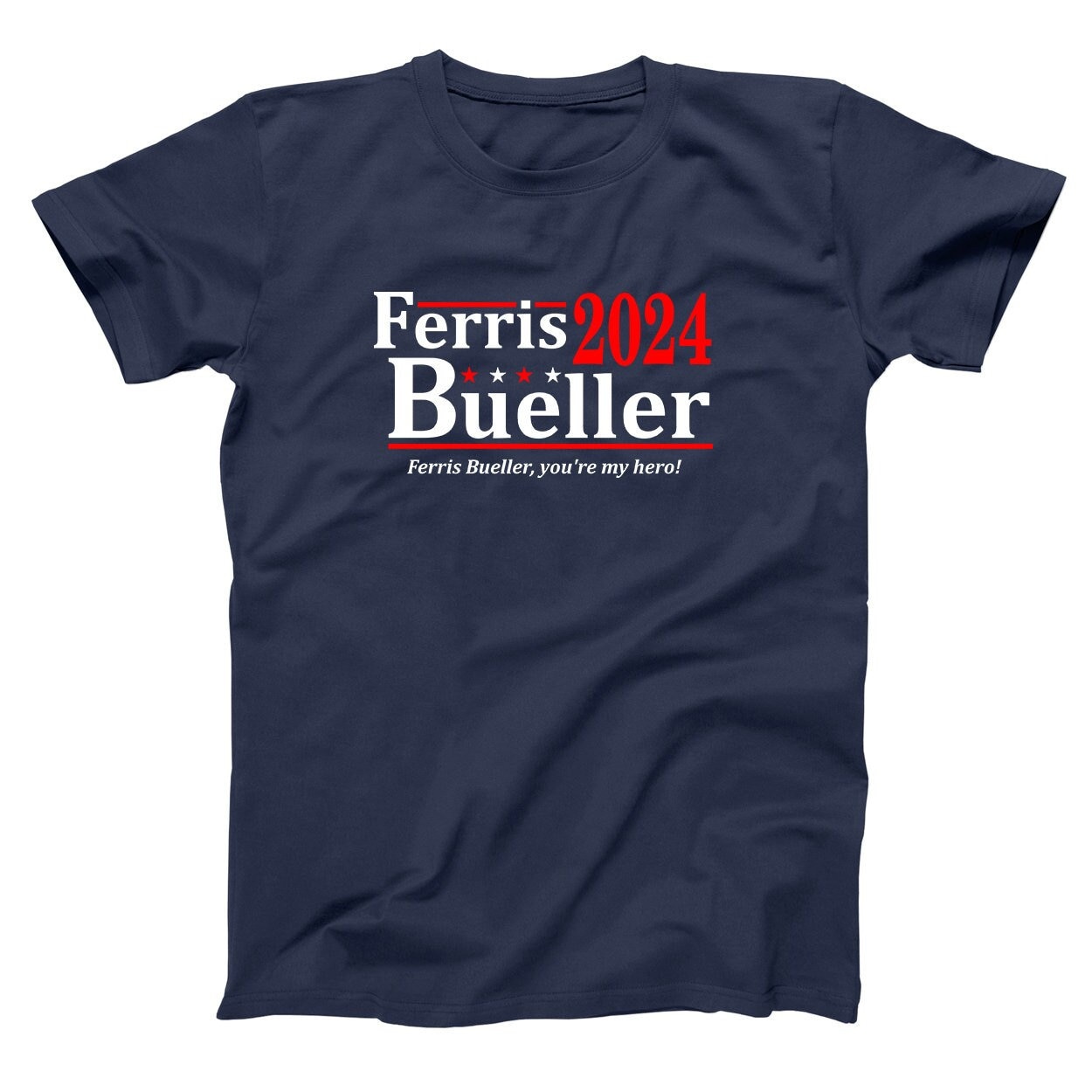 Discover FERRIS BUELLER 2024 - Election Humor - for president politcal movie chicago fandom humor T-shirt