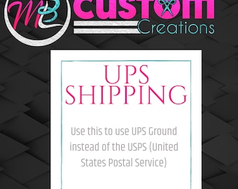 UPS Ground Shipping Upgrade for Order