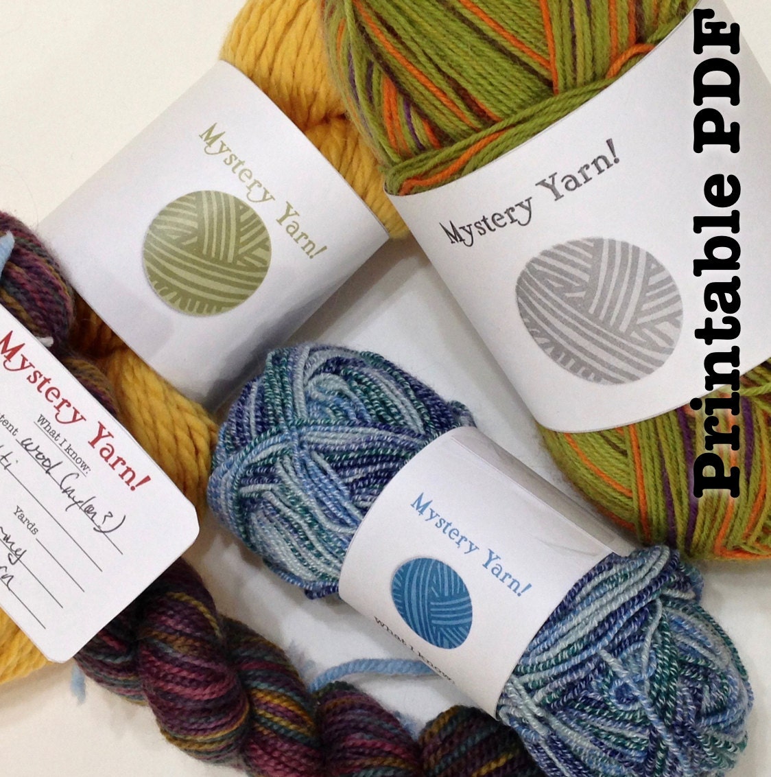 Mystery Yarn Band PDF Digital Download Etsy
