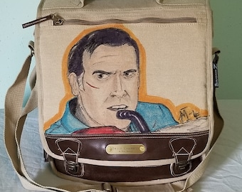 Bruce Campbell Messenger Bag by Sean Iredale