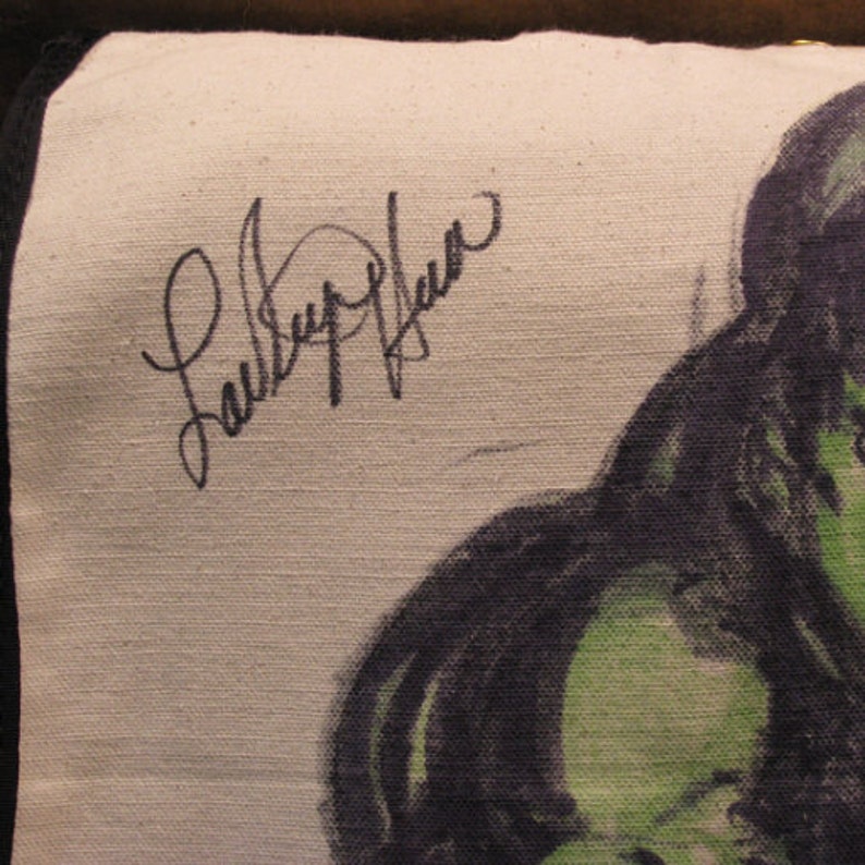 Lou Ferrigno Autographed The Hulk Original Artwork Shoulder Bag 110214-8 image 2
