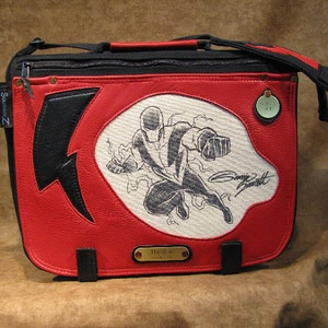 The Bolt Strikes by Samir Barrett Canvas Shoulder Messenger bag 81014-4 image 1