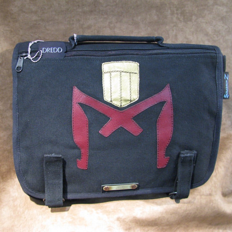 Judge Dredd Canvas Shoulder Messenger bag 110214-2 image 1