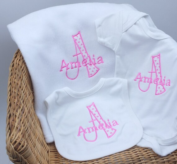 personalised baby girl clothes