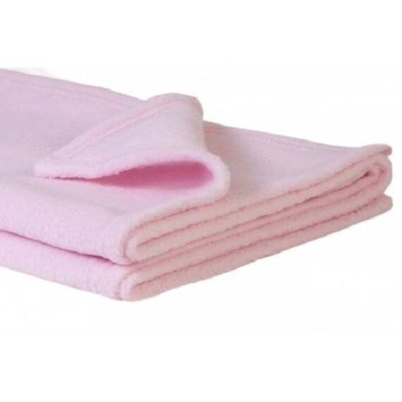 personalised pink blanket