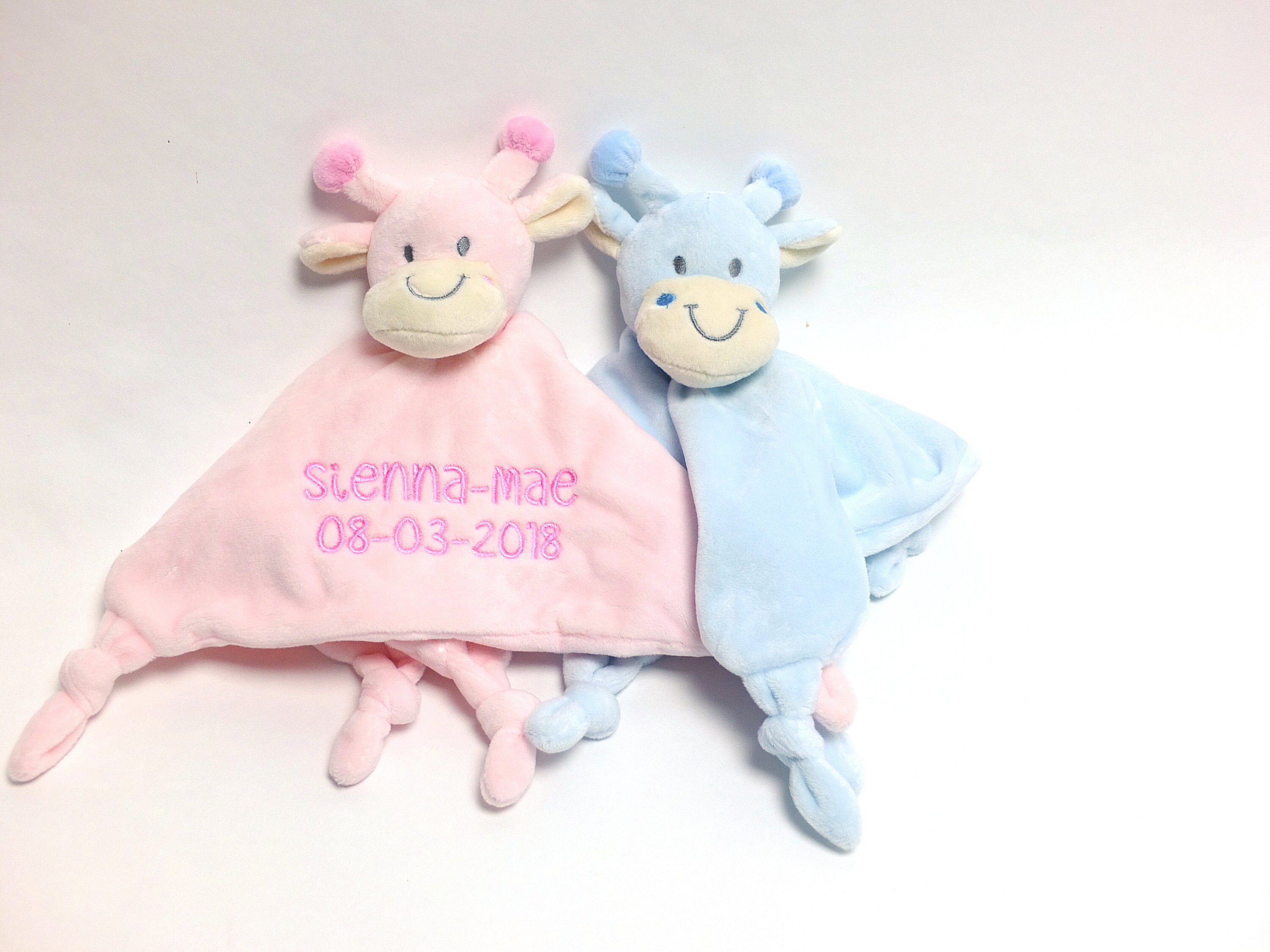 Personalised Comforter Pink Comforter Blue Comforter Giraffe