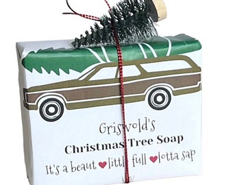 National Lampoon’s Christmas Vacation themed Soap bars, Griswold inspired Christmas Gift, Small Christmas gift for him, it’s a beaut, Clark