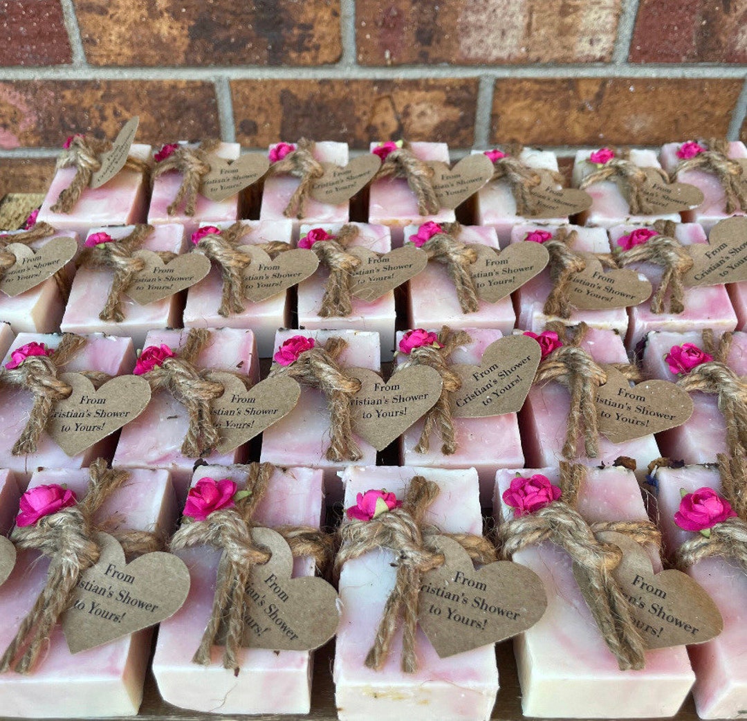 2.3oz Rose Soap Bridal Shower Favors Lot of 10, Bridal Shower Favors