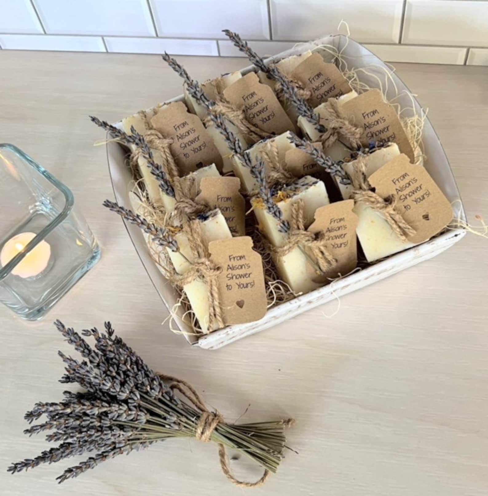 Lavender Soap Bridal Shower Favors Wedding Favors for Guests - Etsy