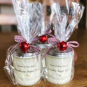 Christmas gift, Sugar scrub, gift for her, teacher christmas gifts, coworker christmas gift, hostess gift, Sugar Scrub Set, Secret sister