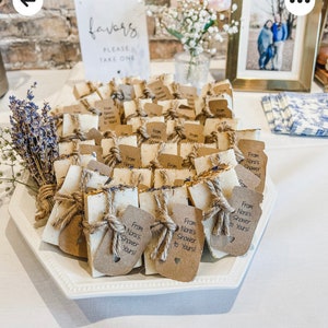 Lavender Soap Bridal Shower Favors, Wedding favors for Guests , Bridal Shower Soap favors, lavender soap favors, From my shower to yours image 2