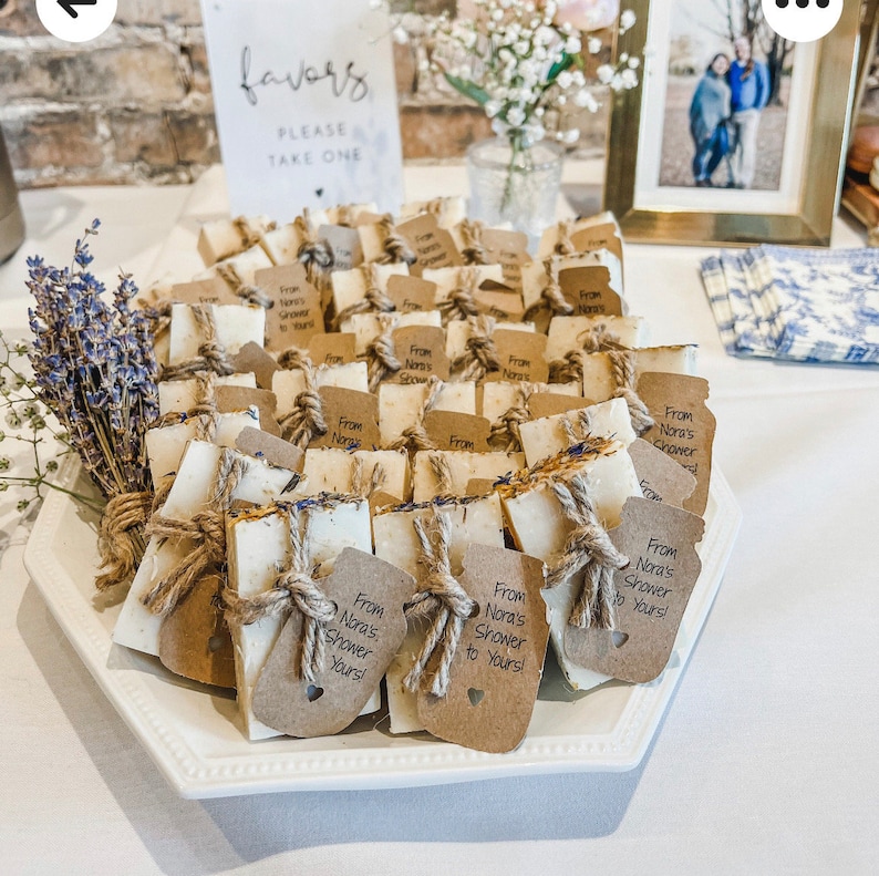 Lavender Soap Bridal Shower Favors, Wedding favors for Guests , Bridal Shower Soap favors, lavender soap favors, From my shower to yours image 2