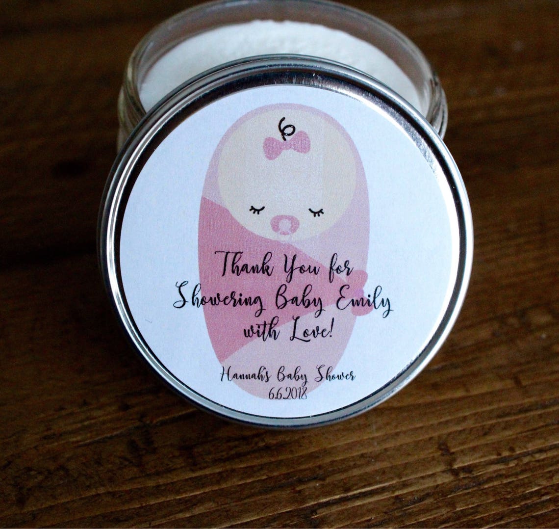 Baby Shower Favors Girl Baby Shower Favors Candles Pink Baby Etsy