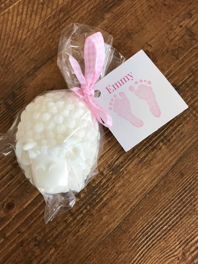 Baby Girl Shower Favors Lamb Soapfirst Birthday Party Etsy
