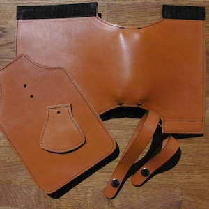 Leather Accessory Set for Brompton Bicycles
