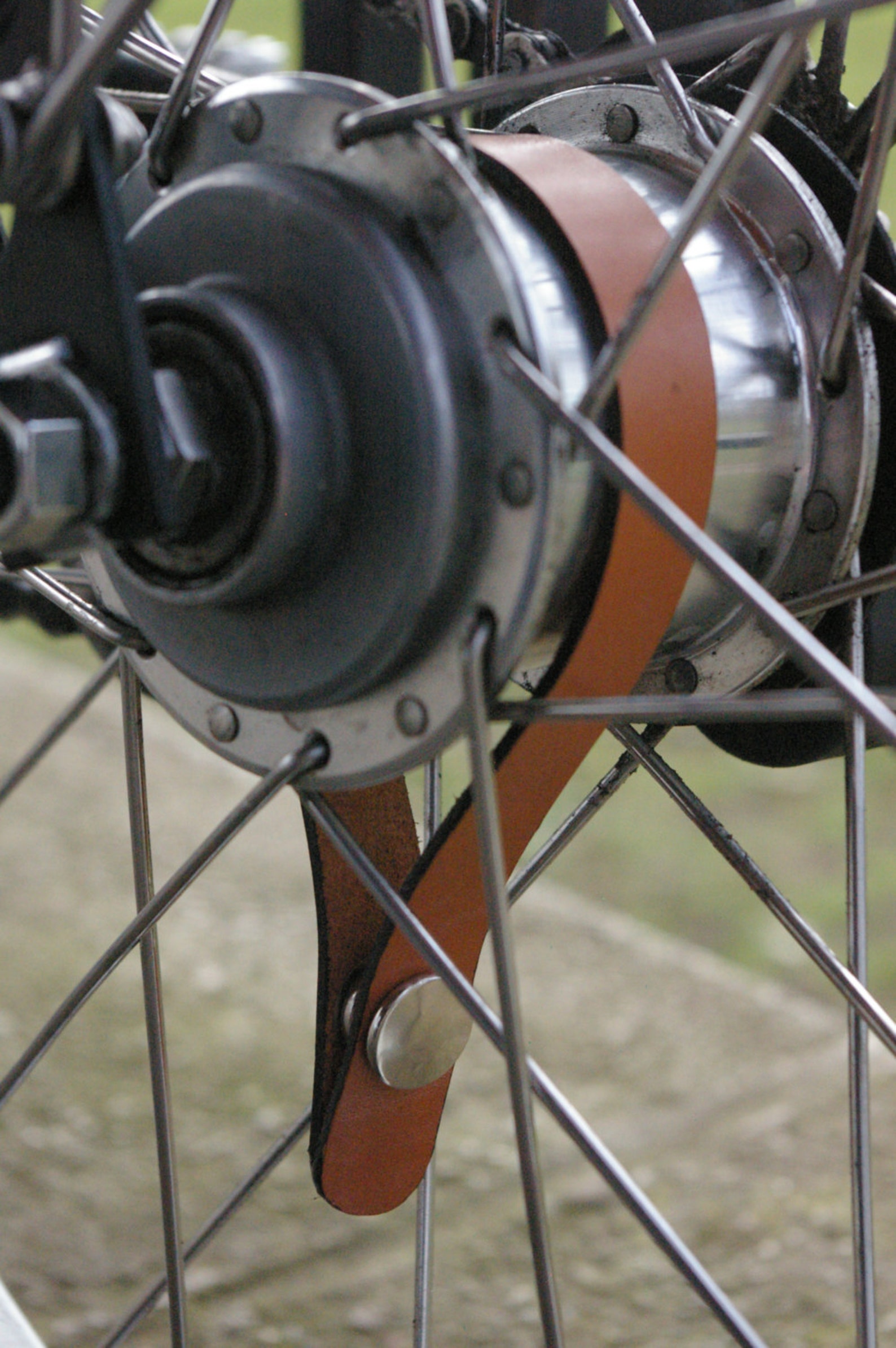Leather Bicycle Hub Shine Set for Bikes With Sturmey Archer Etsy