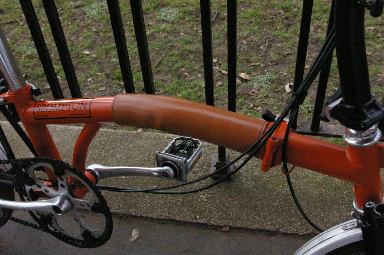 Leather Frame Protector for Brompton Bicycles Etsy