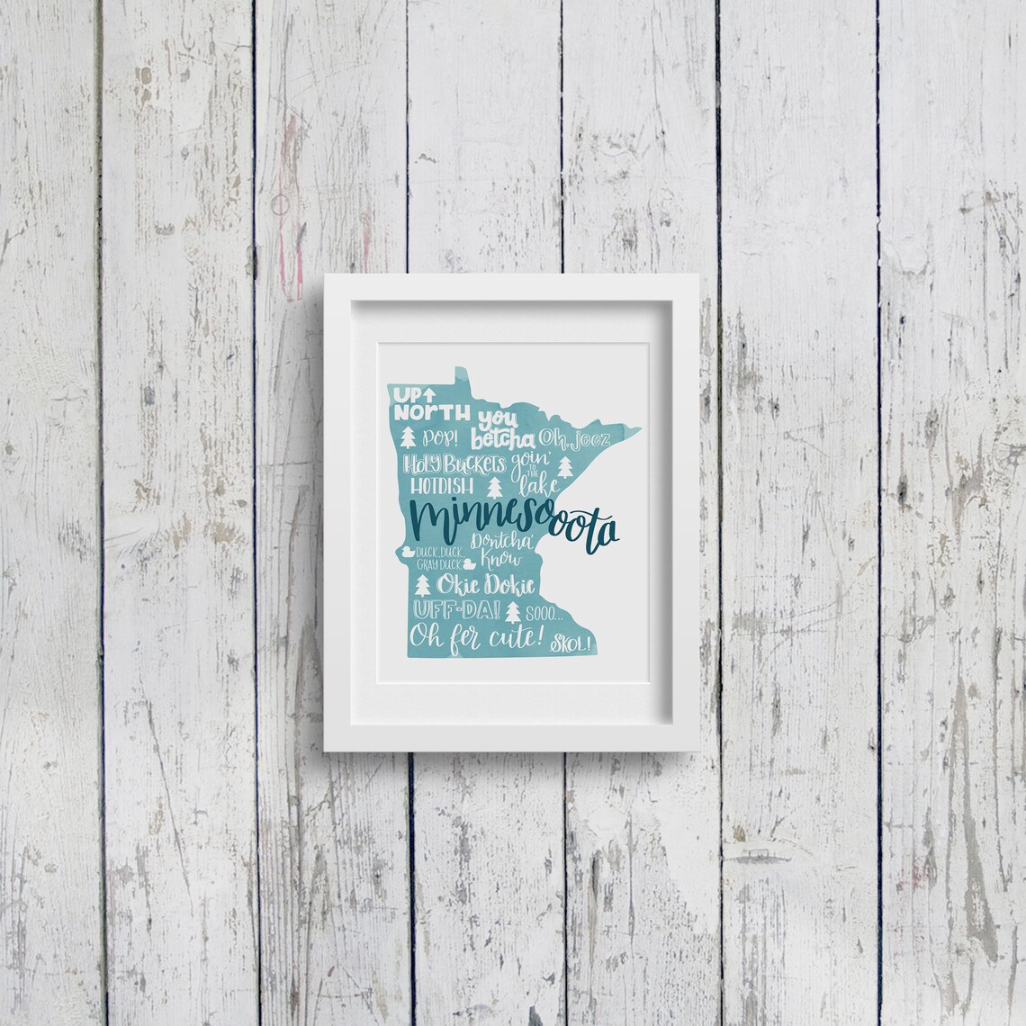 Talk Minnesotan to Me Minnesota sayings hand lettering Etsy