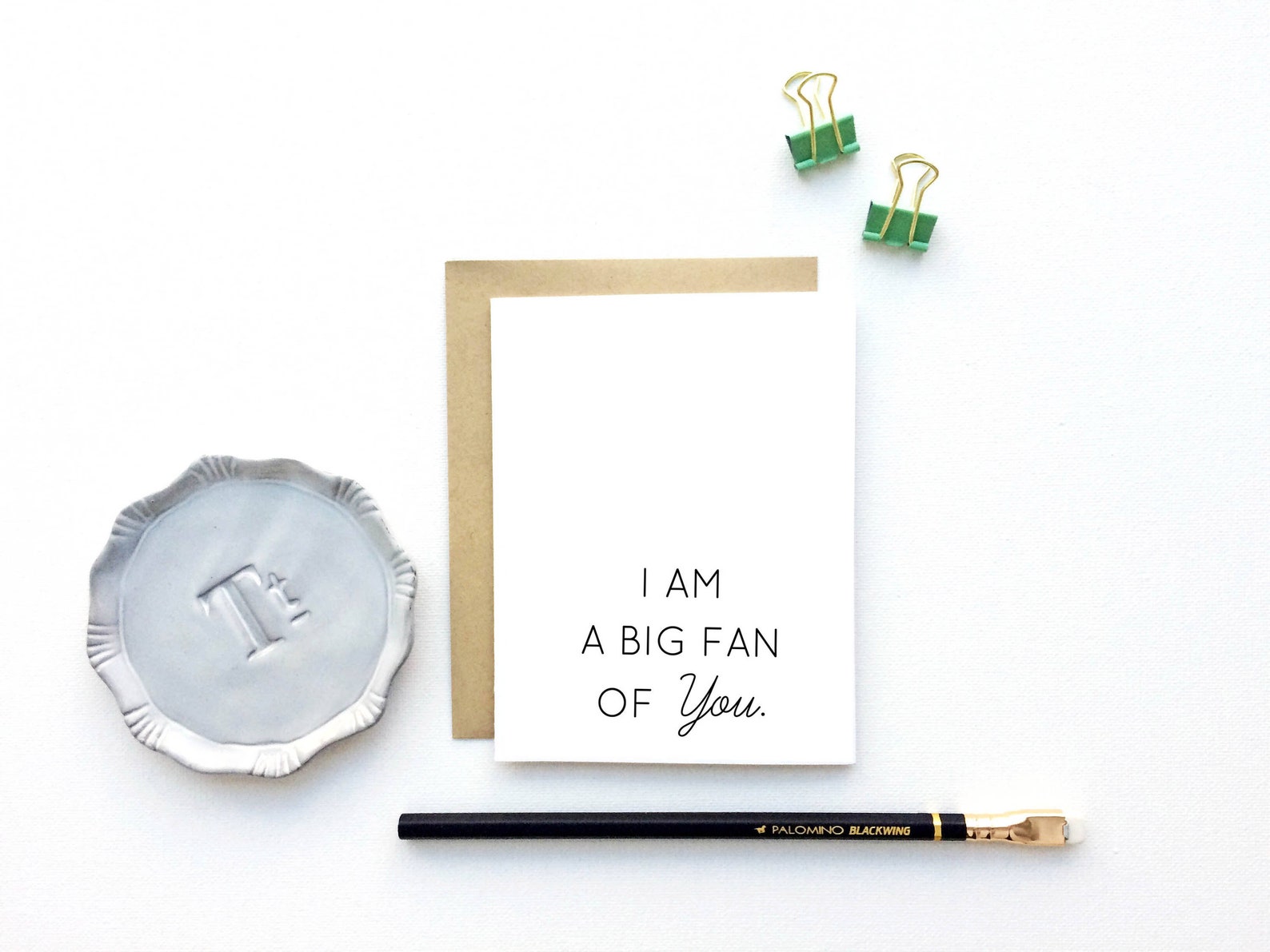 Card I Am a Big Fan of You Congratulations Card Thinking Etsy