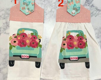 Hanging Kitchen Towels, Buttflies  Top  and Hanging Kitchen towels, Hanging Towels ,Kitchen Hand Towels, Kitchen Tea Towels