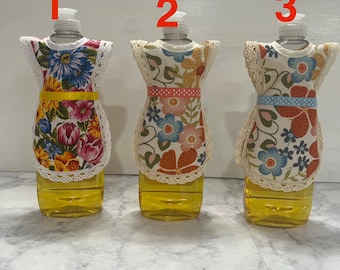 Dish Soap Bottle Apron fits 12 to 15 oz