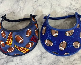 Ladies sun visor  Baseball & football sun visor  with fabric trimmed edges ,light weight Visor