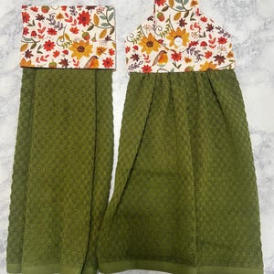 Hanging Kitchen Towels Leaf  Top  and Hanging Kitchen towels, Hanging Towels ,Kitchen Hand Towels, Kitchen Towel , Hanging Cup towel